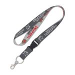 WinCraft Maryland Terrapins Lanyard with Detachable Buckle, 1" - Red and Grey