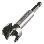 wolfcraft Forstner Drill Bit, Hexagon Shank, Ø 26 mm I 3309000 I For drilling in wood, with and without depth limit