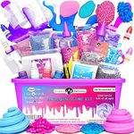 Original Stationery Unicorn Slime Kit, Create Unicorn Slime for Girls and Glow in The Dark Unicorn Slime for Kids, Magical Birthday Gift Idea