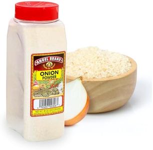 Angel Brand Onion Powder 18 oz Bottle – Premium Ground Onion Seasoning for Cooking, Sauces, Marinades, and Dry Rubs – Bold Flavor in Convenient Bulk Packaging.