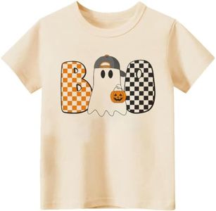 Halloween Shirts for Kids Boy Girl Funny Ghost Graphic Shirt Magical Top