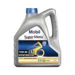 Mobil Super Moto 15W-50 Synthetic Technology Engine Oil for Bikes (2.5 L)