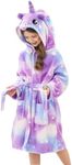 Doctor Unicorn Girls Fleece Hooded 