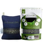 Dr. CHARCOAL Car Air Purifier, Lasts 1 Year, Removes Bad Smell and Moisture, Can also be used in Bathrooms and Kitchen, 200G