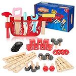 WORKPRO Wooden Building Toy Tools S