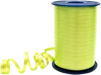 Morex Curling Ribbon 3/16" 500 Yds for Gift Wrapping, Balloon String, Birthday Parties, Holidays, Decorations, Lime Green