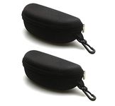 JERN® Sunglasses Case and Large Waterproof Eyeglasses Case Hard EVA zipper for Men & Women (2)