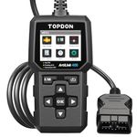 TOPDON AL400-A OBD2 Code Reader, 10 OBD2 Functions, Check Engine Light/Smog Emission Test / O2 Sensor Test/EVAP, Free Lifetime Update
