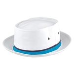 Dorfman Pacific Hats Packable Bucket Hat - White Medium