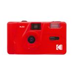 Reusable Kodak M35 35mm Film Camera, Fixed-Focus and Wide Angle, Easy to use, Build in Flash and Compatible with 35mm Color Negative or Black and White Film (Film and Battery NOT Included) (Flame Scarlet)