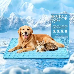 Dog Cooling Mat Arc-Chill Cooling Dog Bed Mats, Q-Max>0.4 Washable Pet Cooling Pad Breathable Cooling Mat for Dogs & Cats Indoor & Outdoor Car Seats