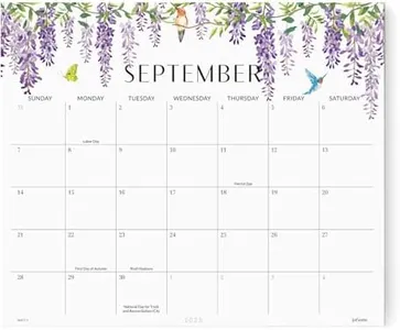Jotsome Magnetic Calendar for Refrigerator 2025-2026, Academic Monthly Fridge Calendar From August 2025 to December 2026 13x11 inch, Easy Organizing (Floral)