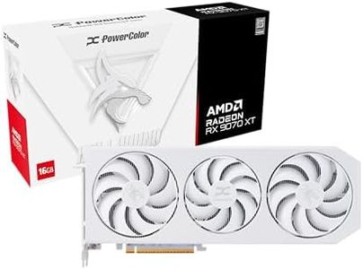 PowerColor Hellhound Spectral White AMD Radeon RX 9070 XT 16GB GDDR6