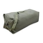 STANSPORT - Cotton Canvas Duffel Bag with Shoulder Strap for Travel & Storage (O.D. - 21" x 36")