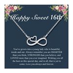 PINKDODO 16th Birthday Gifts for Girls, Gifts for 16 Year Old Girl, Sweet 16 Sixteen Gifts for Teen Teenage Girls Daughter Granddaughter