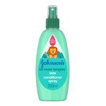 Johnson's Baby No More Tangles Kids Conditioner Spray (1 x 200 ml) - Leave in Conditioner Spray Formulated To Unlock Knots & Tangles, pH-Balanced and Hypoallergenic Hair Conditioner for Kids