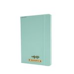 AICA Personalized Name & Charm Leather Notebook Diary -A5 Size, 180 Ruled Pages (Mint Green) |Customized Birthday Daily Journal Diary Gifts for Professionals Writers Poet Lovers