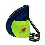 WHACKK Twirl | Unisex Table Tennis Equipment Bag | Tennis Case | Racket Case | TT Bag Cover |Ping Pong Paddle Case|Case Bag Double-Sided |Professional |Bat Protector Pouch |Travel (Navy)