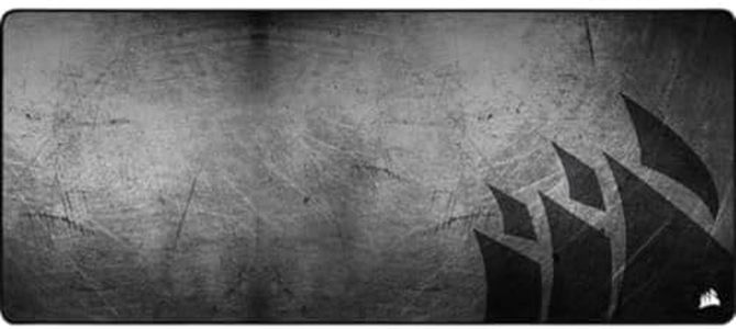 CORSAIR MM350 PRO Premium Spill-Proof, Stain-Resistant Cloth Gaming Mouse Pad (93 x 40 cm Surface, Micro-Weave Fabric, 4 mm Thick Plush Rubber, Durable Anti-Fray Edges) Extended XL, Black/Grey