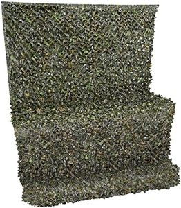 iunio Camouflage Netting Camo Netting, Quiet Camo Net Camo Tarp Rustle-Free Hunting Blinds Netting with Mesh Backing Lightweight for Shooting, Car Cover, Decoration, Photograph(Camo Green Brown, 4x6m)