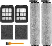 Replacement Brush Roller Filter Set For Bissell HF3 3649A Vacuum Hepa Filters Compatible with Bissell HF3 Crosswave Vacuum Cleaner 2 Multi-Surface Brush Roller 2 Hepa Filter & 1 Cleaning Brush