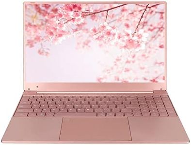 Laptop da 15,6 Pollici per CPU N5095 con Tastiera per Impronte Digitali, Tastiera Retroilluminata, Display IPS, Batteria da 6000 mAh Che Dura 8 Ore, da 12 GB, Laptop Rosa
