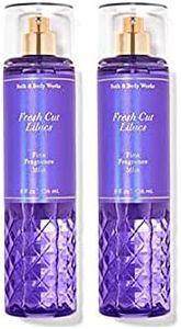 Bath and Body Works Fresh Cut Lilacs Fine Fragrance Mists Pack Of 2 8 oz. Bottles (Fresh Cut Lilacs)