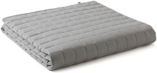 YnM Kids Weighted Blanket — Heavy 100% Oeko-Tex Certified Cotton Material with Premium Glass Beads (Light Grey, 41''x60'' 7lbs), Suit for One Person(~60lb) Use on Twin Bed …