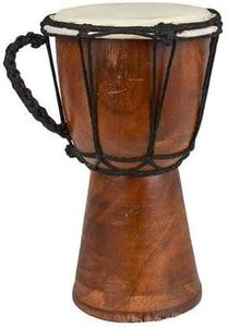 Drums Djembe Drum Djembe jembe is a Rope- goat skin Covered Goblet Drum Played by Hands West Africa style (4x8)