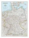 National Geographic: Germany Classic Wall Map - 23.5 x 30.25 inches - Art Quality Print