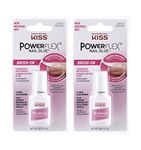 Kiss Powerflex Brush-On Nail Glue BGL506 (2 PACK)