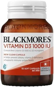 Blackmores Vitamin D3 1000 IU | Supports Bone & Muscle health| 60 Capsules