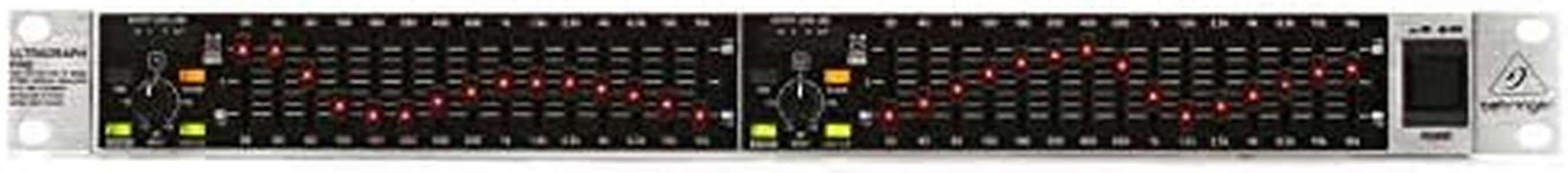 Behringer Ultragraph Pro FBQ1502HD 15-Band Stereo Graphic EQ with FBQ Feedback Detection