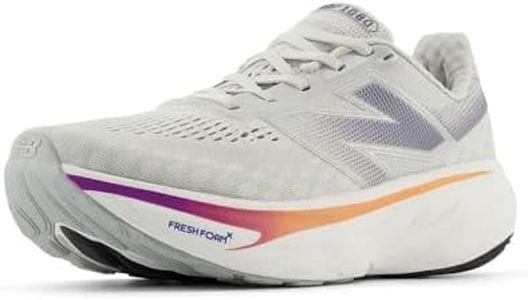 New Balance Women's Fresh Foam X 1080 V14 Running Shoe, Grey Matter/Silver Metallic/Inkwell, 8 Wide