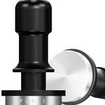 PUSEE 53mm Espresso Coffee Tamper,Premium Calibrated Espresso Tamper 30lb Coffee Tamper with Spring Loaded,100% Stainless Steel Ground Tamper for Barista Home Coffee Espresso Accessories Upgrade3.0