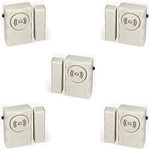 Jenix Wireless Door Window Open Alert Alarm Home Security System Loud Siren (Cream), Anti Theft System with Magnetic Sensor - Set of 5