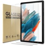 WD&CD 2 Pack Screen Protector Compatible with Samsung Galaxy Tab A8 10.5 2021, Tempered Glass Film Replacement for Galaxy Tab A8 10.5 2021【Anti Scratch 】【Anti Bubble】【High Definition】