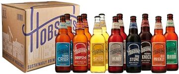 Hobsons Mixed English Real Ale & Beer Gift Set - Mixed Taster Selection - 12 x 500ml Bottle Pack - Premium Beer by a Craft UK Brewery