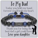 Willis Judd Dad Bracelet Gift For Dad From Daughter Gift For Dad Birthday Blue Tiger Stone