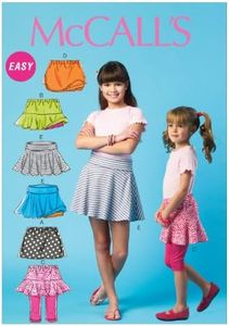 McCall Pattern Company M6918 Children's/Girls Skorts, Size CHJ