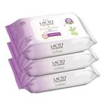 Lacto Calamine Oil Control Face Wipes | 30 N each- Pack of 3 | Wet Wipes for Face With Neem, Aloe Vera & Niacinamide | Makeup Remover Wipes | Hydrating, Refreshing, Soothing | Pararben & Alcohol Free