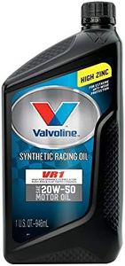 Valvoline VR1 SAE 20W-50 Synthetic Racing Motor Oil - 1 Quart Bottle (12 Pack)