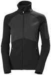 Helly-Hansen Womens LIFA Merino Full Zip Midlayer Shirt, 990 Black, Medium