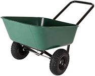 Garden Star 70019 Garden Barrow Dual-Wheel Wheelbarrow/Garden Cart