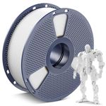 SUNLU PLA 3D Printer Filament, Neatly Wound PLA Filament 1.75mm, Dimensional Accuracy +/- 0.02mm, 1KG Spool 2.2lbs. (White)