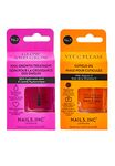 Nails.INC Glow For It 2-Piece Nail Treatment Set – Nail Growth Treatment & Cuticle Oil Duo, Strengthens, Hydrates & Nourishes with Hyaluronic Acid & Vitamin C, Vegan & Cruelty-Free Nail Care