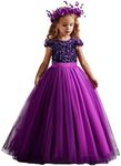 NNJXD Girl Sparkle Sequin Dress Pri