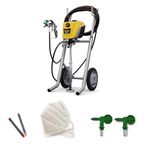WAGNER Airless ControlPro 350M Paint Sprayer for interior and exterior wood, metal, wall and ceiling paints, covers 15 m² - 2 min, 110 bar, adjustable spray pressure, 15 m hose