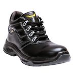 HILLSON Clawz Safety Shoe for Men CL-04 | Most Comfortable Industrial Footwear with Orthobounce in-Socks, Dual Density Sole, Steel Toe Protection, Heat, Water & Oil Resistant | Size 08 India/UK Black