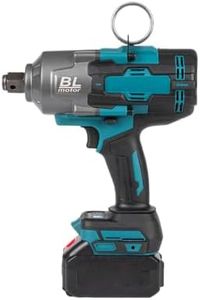 Leona Co Impact Wrench Driver 1000N 1/2" Rattle Gun For Makita 18V Battery High-Speed for Home Office Industry Use